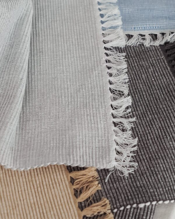 Runner Tatami con Tessuto Riciclato 40x140cm