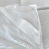 Topper Per Materasso Altezza 6/7 Cm Circa Con Bande Elastiche Maxi Imbottitura 700 Grammi Biancaluna