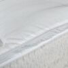Topper Per Materasso Altezza 6/7 Cm Circa Con Bande Elastiche Maxi Imbottitura 700 Grammi Biancaluna