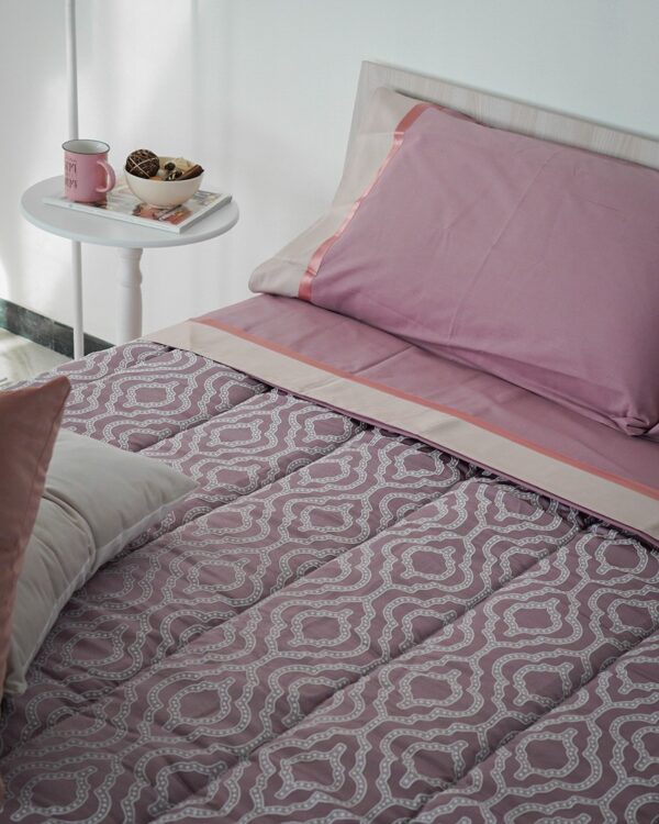 Trapunta Sophia Matrimoniale in Raso Jacquard