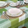 Tovaglietta Sottopiatto Foglia Set 2 pezzi in Rattan