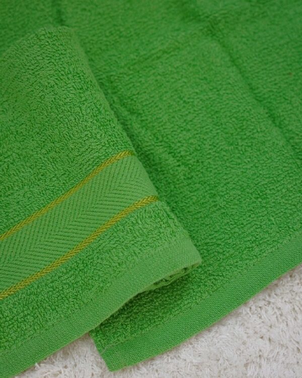 Set 4 Lavette da Bagno in Spugna Verde