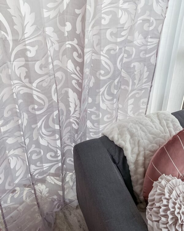 Coppia Pannelli Tenda Piura 140x280 Cm Con Anelli in Metallo