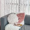 Coppia Pannelli Tenda Piura 140x280 Cm Con Anelli in Metallo