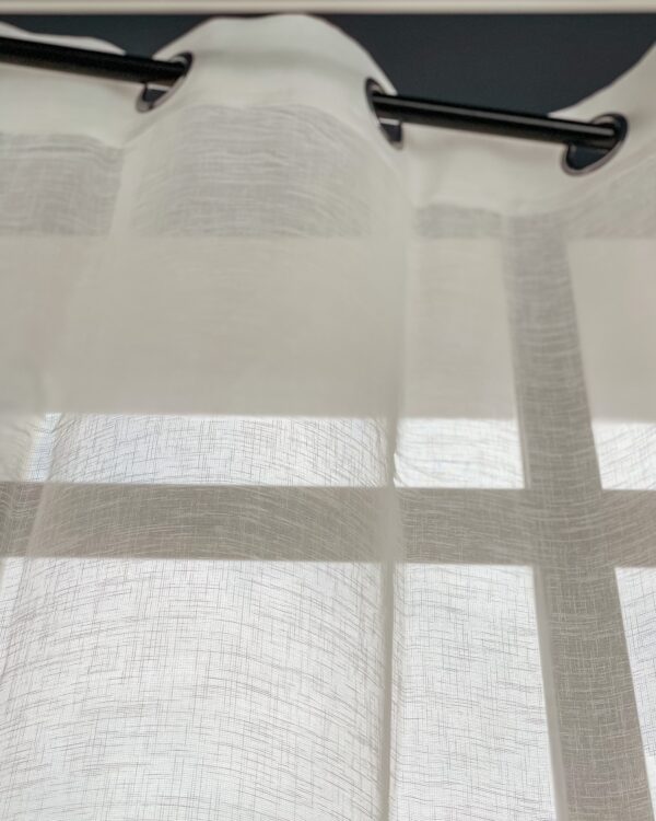 Coppia Pannelli Tenda Aida 140x280 Cm Con Anelli in Metallo