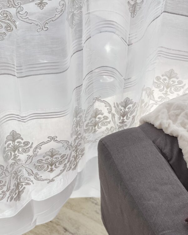 Coppia Pannelli Tenda Aida 140x280 Cm Con Anelli in Metallo