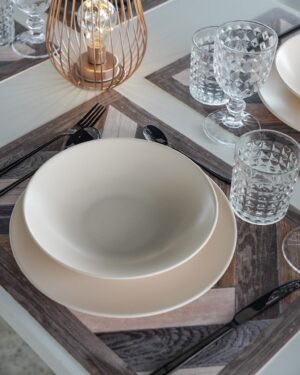 Tovaglietta Colazione in Vinile Effetto Parquet