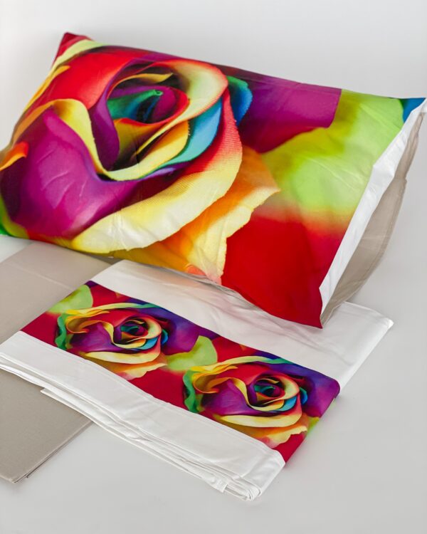 Completo Letto Rose Matrimoniale In Stampa Digitale