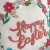 Cuscino Arredo Pasquale HAPPY EASTER Ricamato 40x40 cm