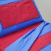 Completo Lenzuola Blu e Rosso Zero Bed Disponibile Nella Misura Singola e Matrimoniale