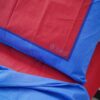 Completo Lenzuola Blu e Rosso Zero Bed Disponibile Nella Misura Singola e Matrimoniale