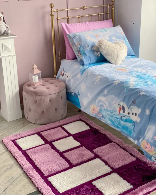 Tappeto A Pelo Lungo Fashion Da Cameretta 100x140 Cm