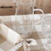 Brocca Con Frase In Vetro Borosilicato 1200ml