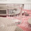 Bicchiere Acqua Con Scritta Nuvole di Stoffa 300ml