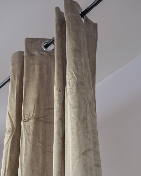 Coppia Pannello Tenda In Velluto Velvet Per Interni 140x290 Cm