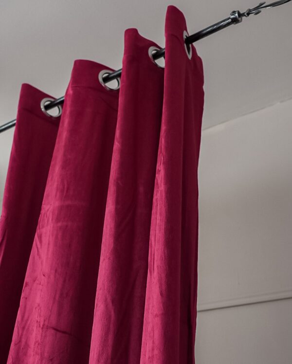 Coppia Pannello Tenda In Velluto Velvet Per Interni 140x290 Cm