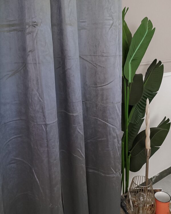 Coppia Pannello Tenda In Velluto Velvet Per Interni 140x290 Cm