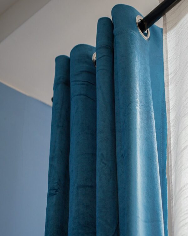 Coppia Pannello Tenda In Velluto Velvet Per Interni 140x290 Cm