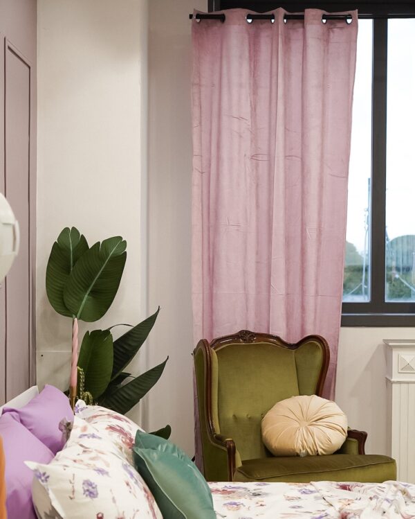 Coppia Pannello Tenda In Velluto Velvet Per Interni 140x290 Cm