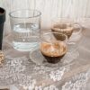 Bicchiere Acqua Con Scritta Nuvole di Stoffa 300ml