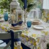 Tovaglia Linea Sorrento con Riccio sul Bordo Disponibile in 2 Misure
