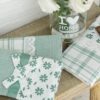 Set 3 Strofinacci Preziosa Home In Nidone e Applicazioni in Merletto