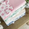 Set 3 Strofinacci Preziosa Home In Nidone e Applicazioni in Merletto