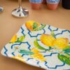 Vassoio Rettangolare Ischia Melamina con Limoni
