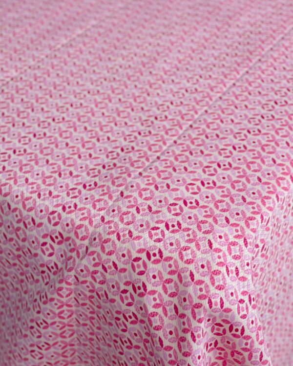 Copriletto in Piquet Cassandra 250x250 Cm Rosa
