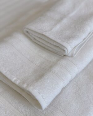 Asciugamano Telo Doccia Spugna Bagno Bianco Hotellerie Vingi Ricami