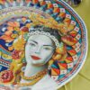 Vassoio Piatto Tondo Caltagirone 41cm in Melamina