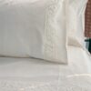Completo Letto Lenzuola Matrimoniale Cher Panna Latte Nazareno Gabrielli Scatolato