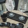 Set 2 Vassoi in Pallet Nero 30x12 cm Let's Party Legno Tognana
