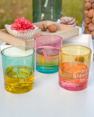 Tris di Bicchieri Sunset da 320ml Tognana