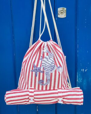 Borsa Mare con Telo Fouta in Policotone