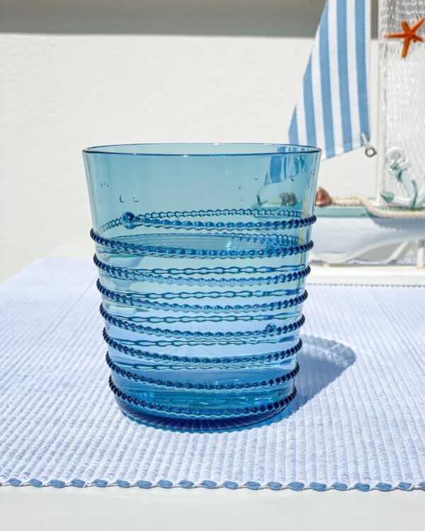 Coppia Bicchieri da Acqua Da Bibita E Calici In Plastica Acrilica Da Barca o Giardino