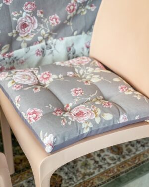 Coppia Cuscini Coprisedia Lilly 4 punti Con Laccetto 2 Varianti di Colore