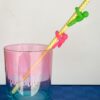 Set 6 Marker per Bicchieri o Cannucce Omini My Drink Silicone Multicolor