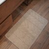 Tappeto da Bagno Classic Disegno Foglia con Retro in Latex Antiscivolo Disponibile In Diverse Misure