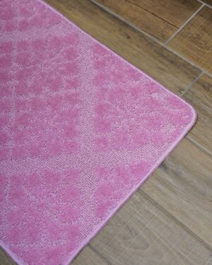 Tappeto da Bagno Classic Disegno Romboidale con Retro in Latex Antiscivolo Disponibile In Diverse Misure