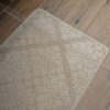 Tappeto da Bagno Classic Disegno Romboidale con Retro in Latex Antiscivolo Disponibile In Diverse Misure