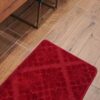 Tappeto da Bagno Classic Disegno Romboidale con Retro in Latex Antiscivolo Disponibile In Diverse Misure