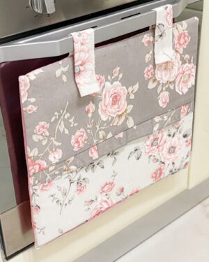 Copriforno Lilly Imbottito Con Riccetto e Passanti con Velcro in 2 Varianti