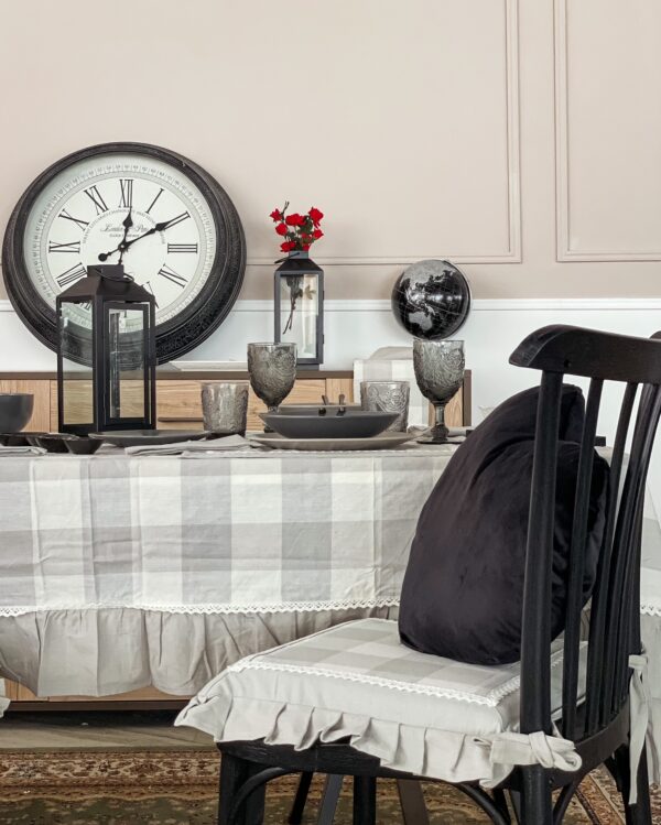 Cuscino Coprisedia Coppia Con Rouches e Laccetti Linea Queen