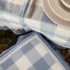 Cuscino Coprisedia Coppia Con Rouches e Laccetti Linea Queen