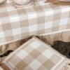 Cuscino Coprisedia Coppia Con Rouches e Laccetti Linea Queen