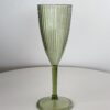 Flute In Plastica Trasparente colorata Blu Verde O Rosa 7x21,5cm