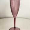 Flute In Plastica Trasparente colorata Blu Verde O Rosa 7x21,5cm