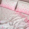 Completo Lenzuola Marena Candice Floreale Rosa Matrimoniale