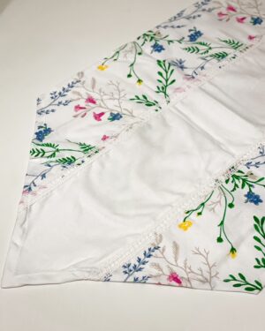 Runner Eden Floreale Fondo Bianco 40x140 cm